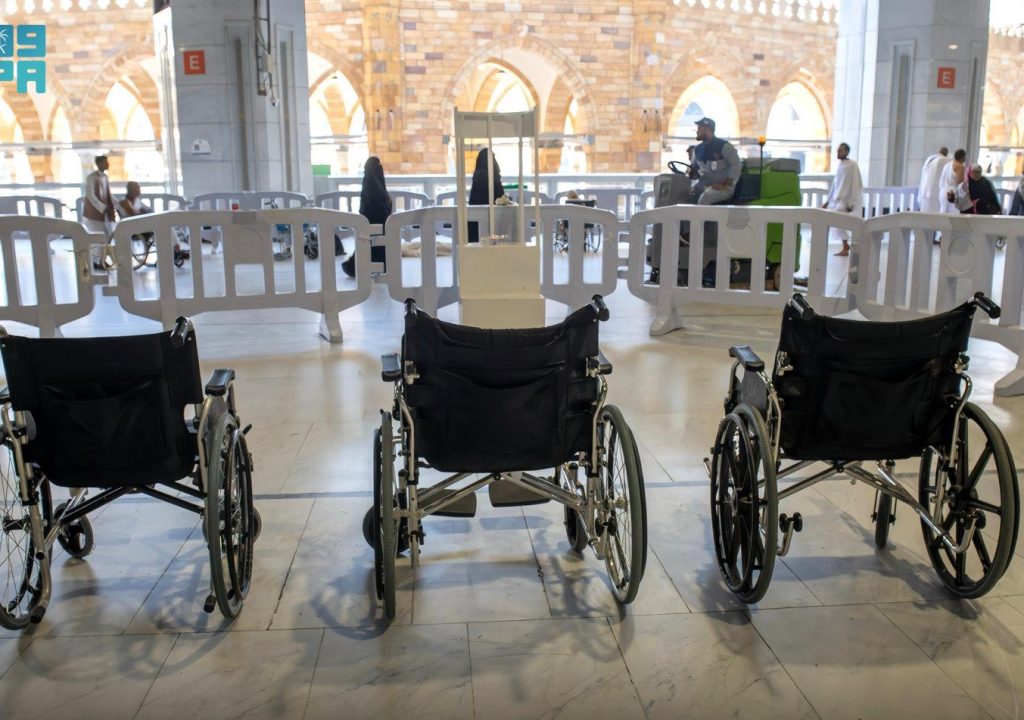 ع / اجتماعي / شؤون الحرمين توفر خدمات التنقل بالعربات اليدوية بالمسجد الحرام لكبار السن وذوي الإعاقة بالمجان  (واس) 05 صفر 1446 هـ 9